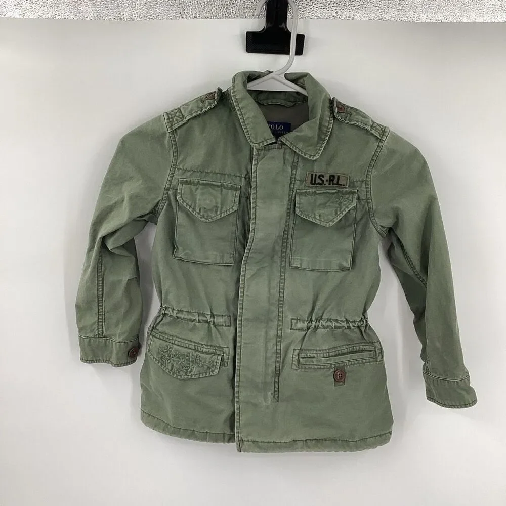 Girls Ralph Lauren Utility‎ Jacket - Olive - 5